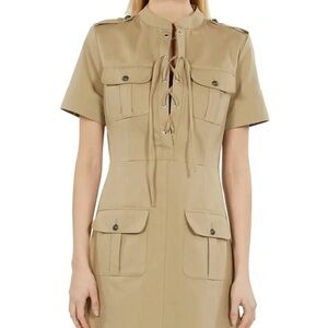 The Kooples Beige Utility Jacket